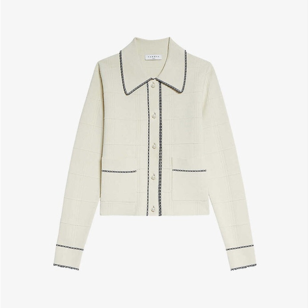 Sandro - Lore Cropped Cardigan - 1